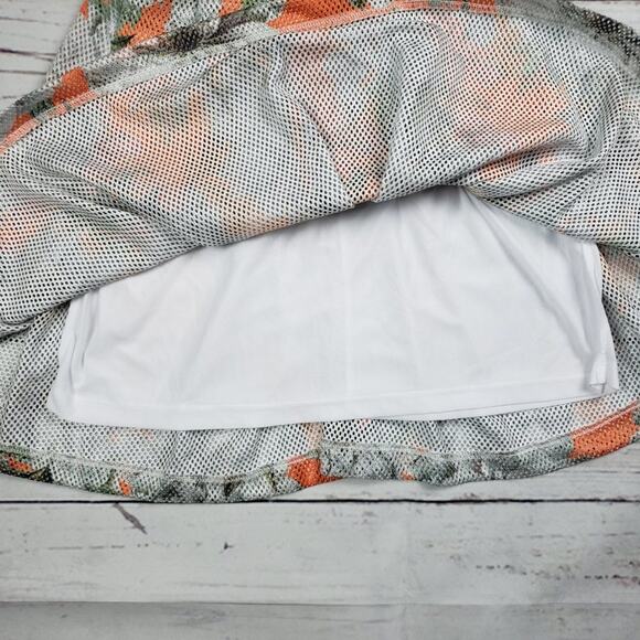 NWT ASOS Mesh Pleated A-Line Skater Floral Print Mini Skirt Women's Size 2 - Picture 4 of 8